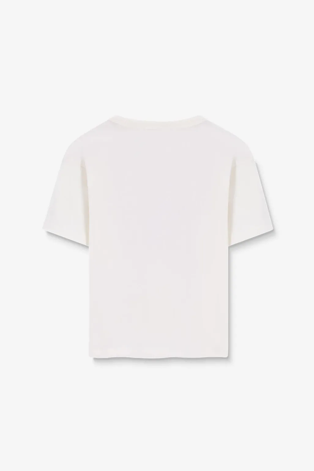 Wit T-shirt met artwork