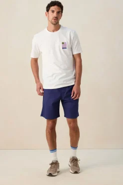 Wit T-shirt met artwork