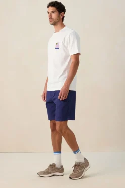 Wit T-shirt met artwork