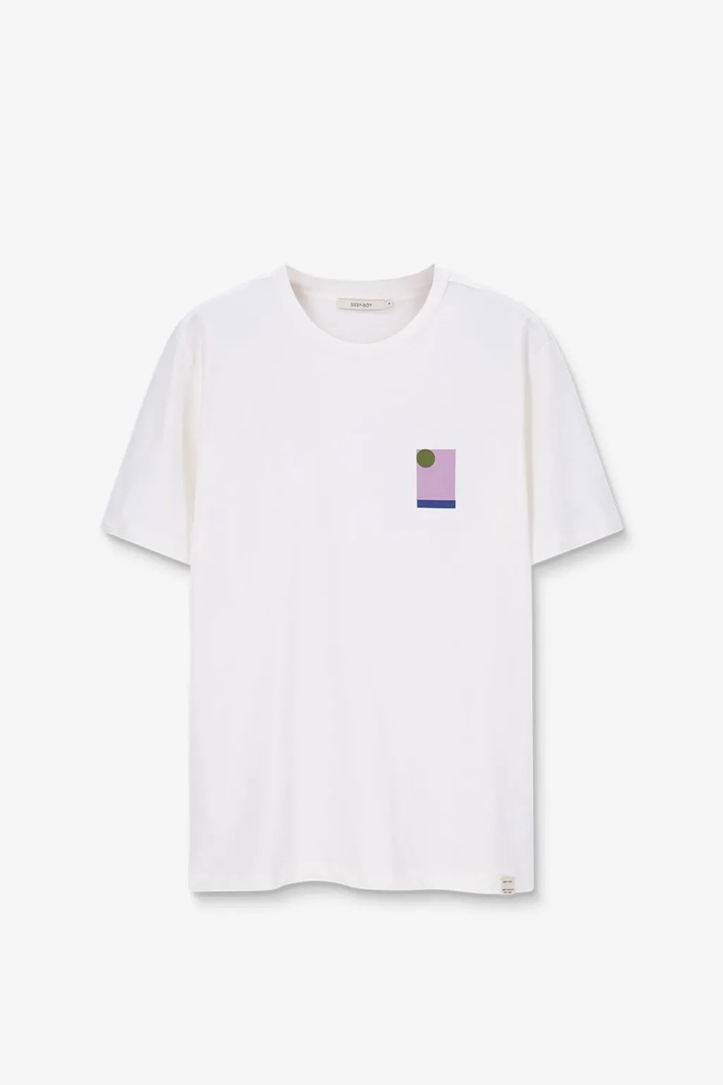 Wit T-shirt met artwork