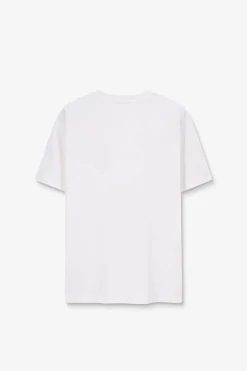 Wit T-shirt met artwork