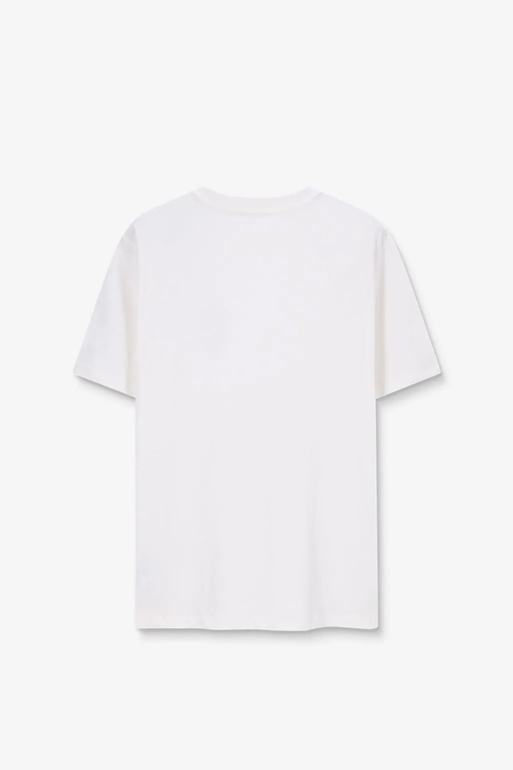 Wit T-shirt met artwork