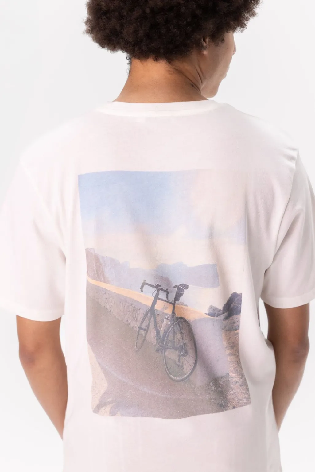 Wit T-shirt met artwork