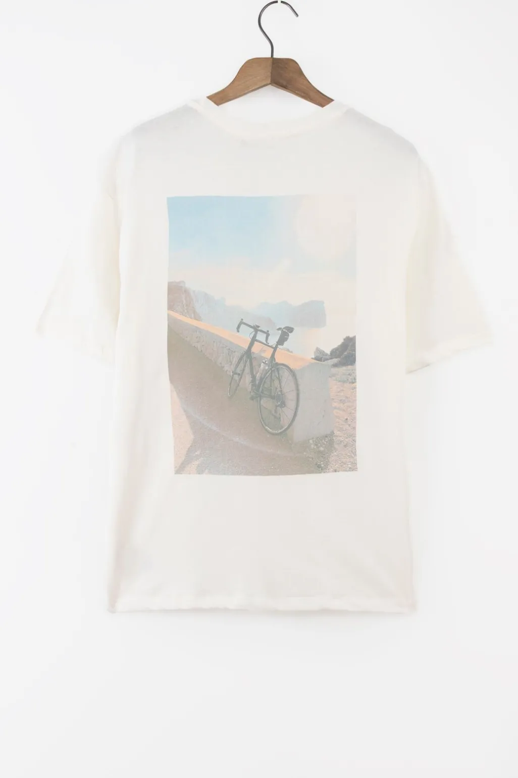 Wit T-shirt met artwork