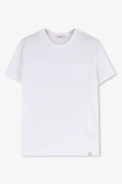 Wit T-shirt met borstzakje