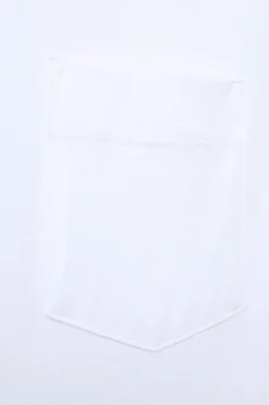 Wit T-shirt met borstzakje