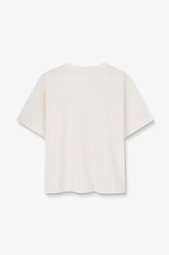 Wit T-shirt met borstzakje