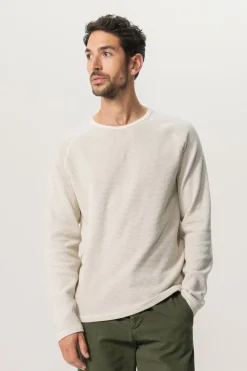 Wit T-shirt met structuur