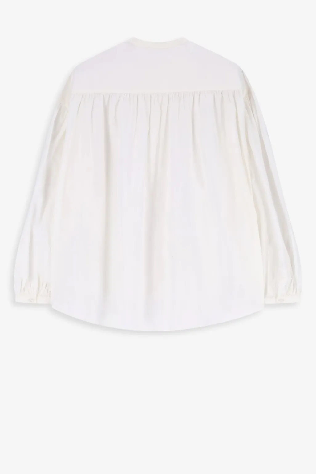 Witte blouse met borduurwerk