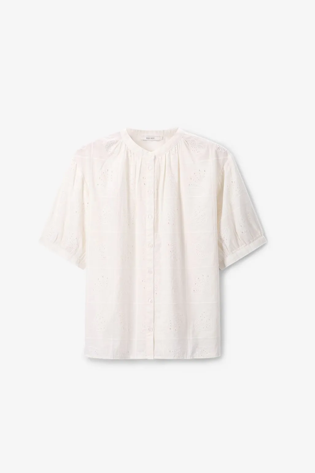 Witte blouse met embroidery