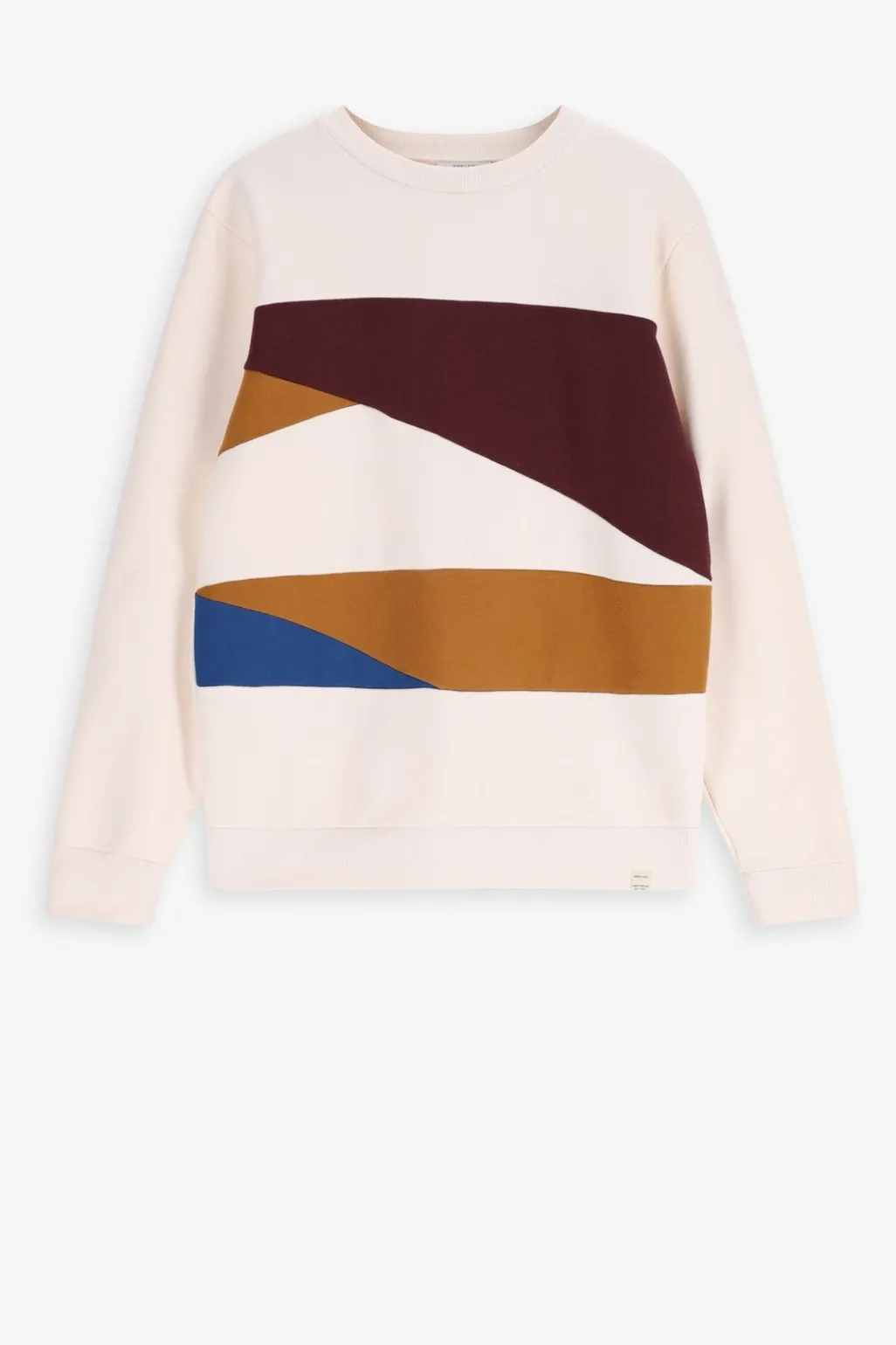Witte colourblock sweater