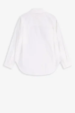 Witte katoenen blouse