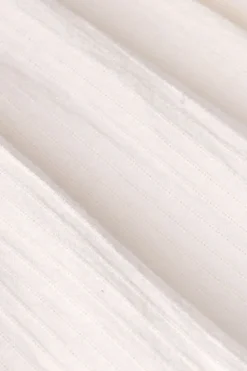 Witte midi jurk met embroidery