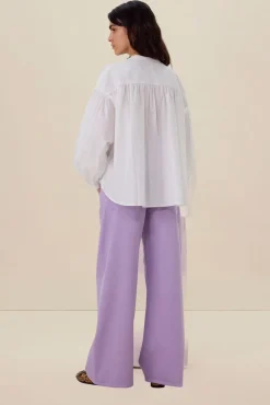 Witte oversized blouse