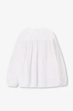 Witte oversized blouse