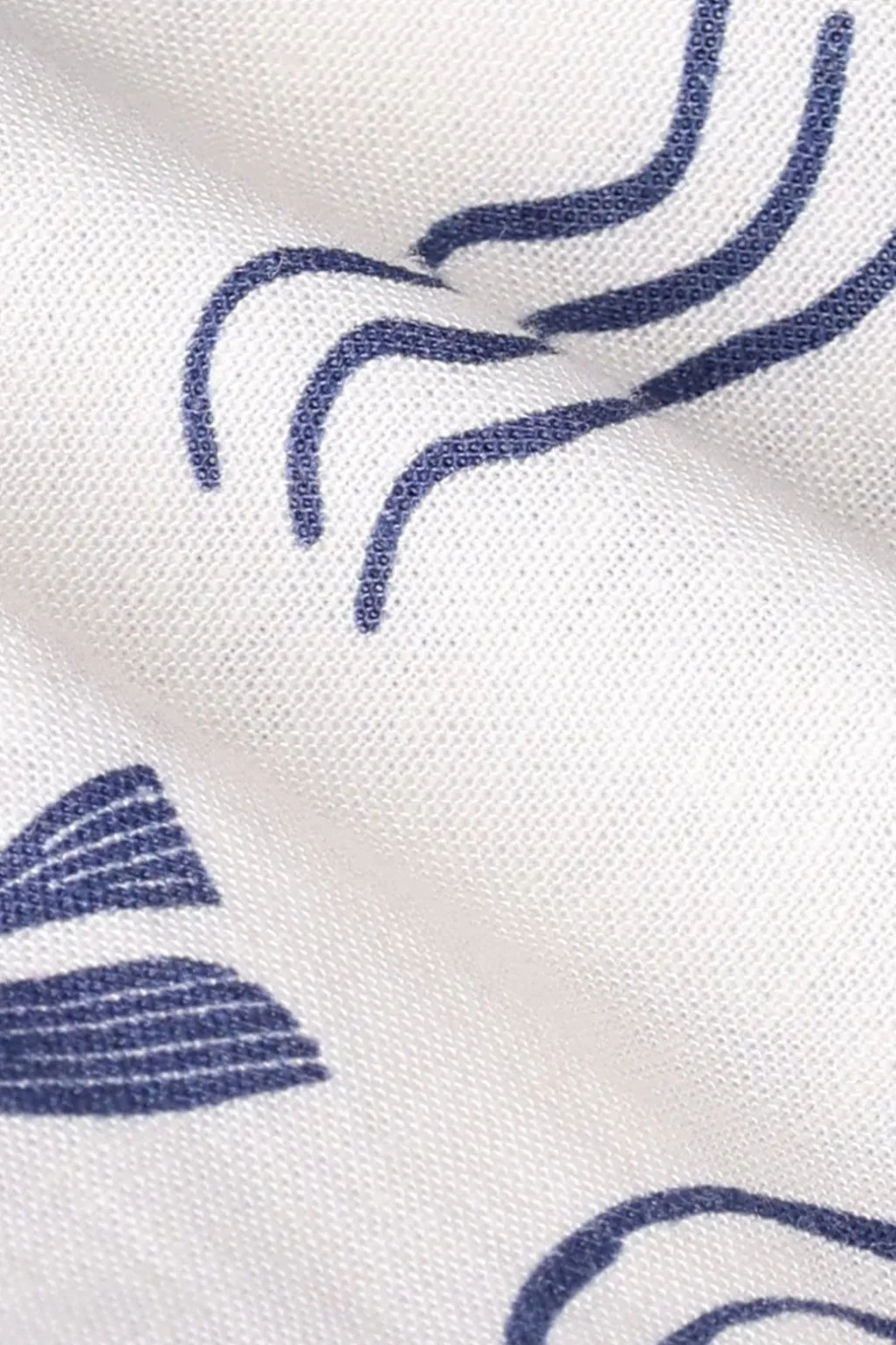 Witte short met print