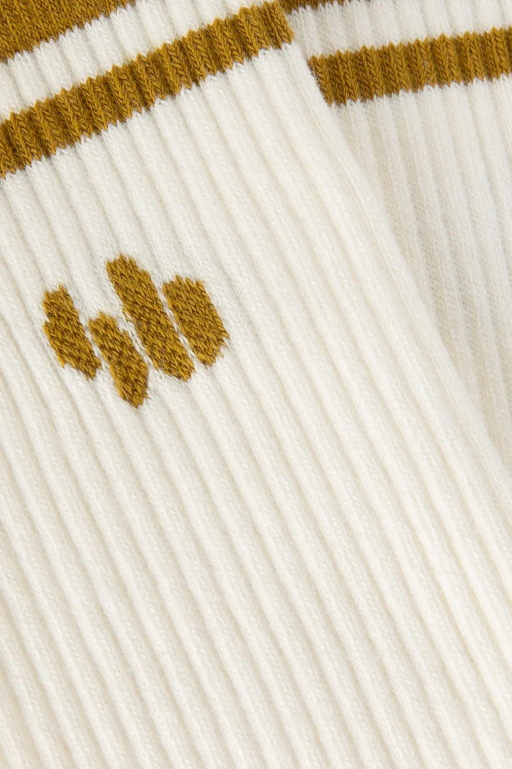 Witte sokken met logo