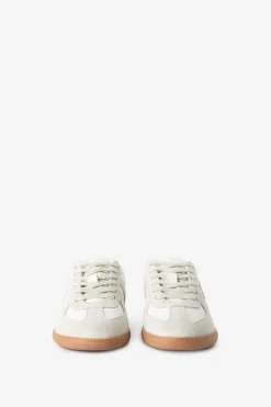 Witte suède leren sneakers
