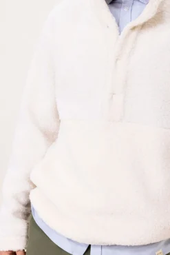 Witte teddy sweater