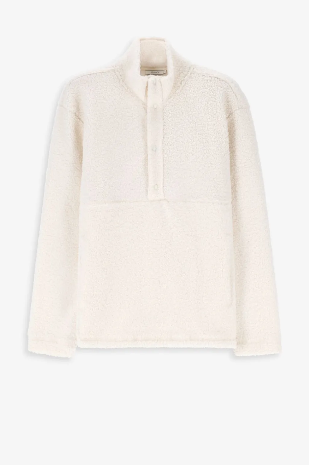 Witte teddy sweater