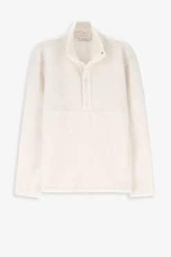 Witte teddy sweater