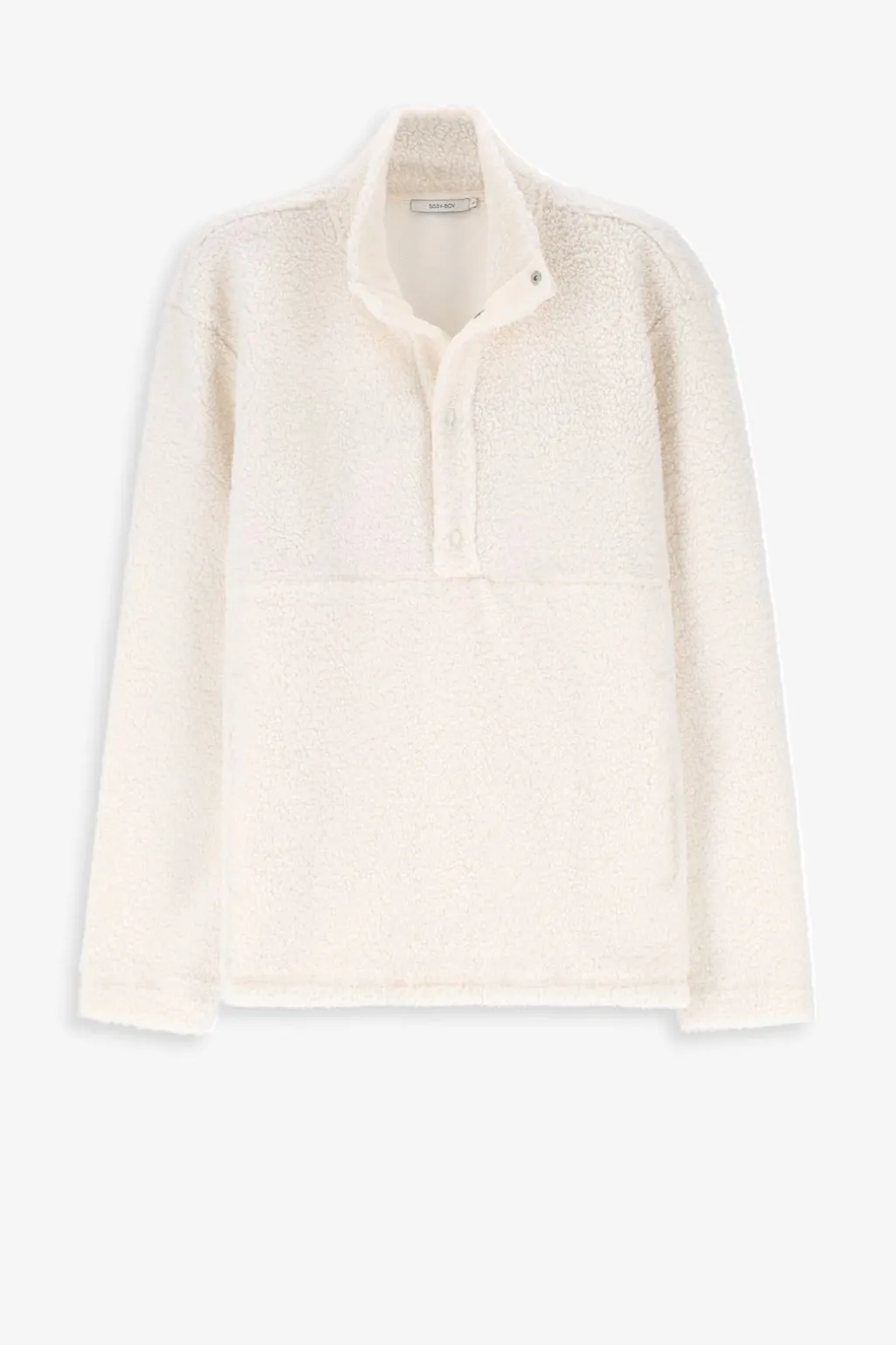 Witte teddy sweater