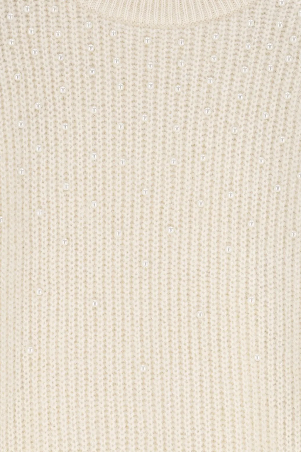 Witte trui met parels