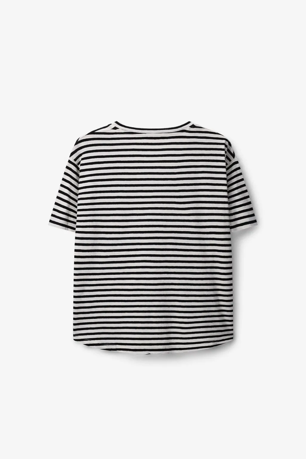 Zwart gestreept T-shirt