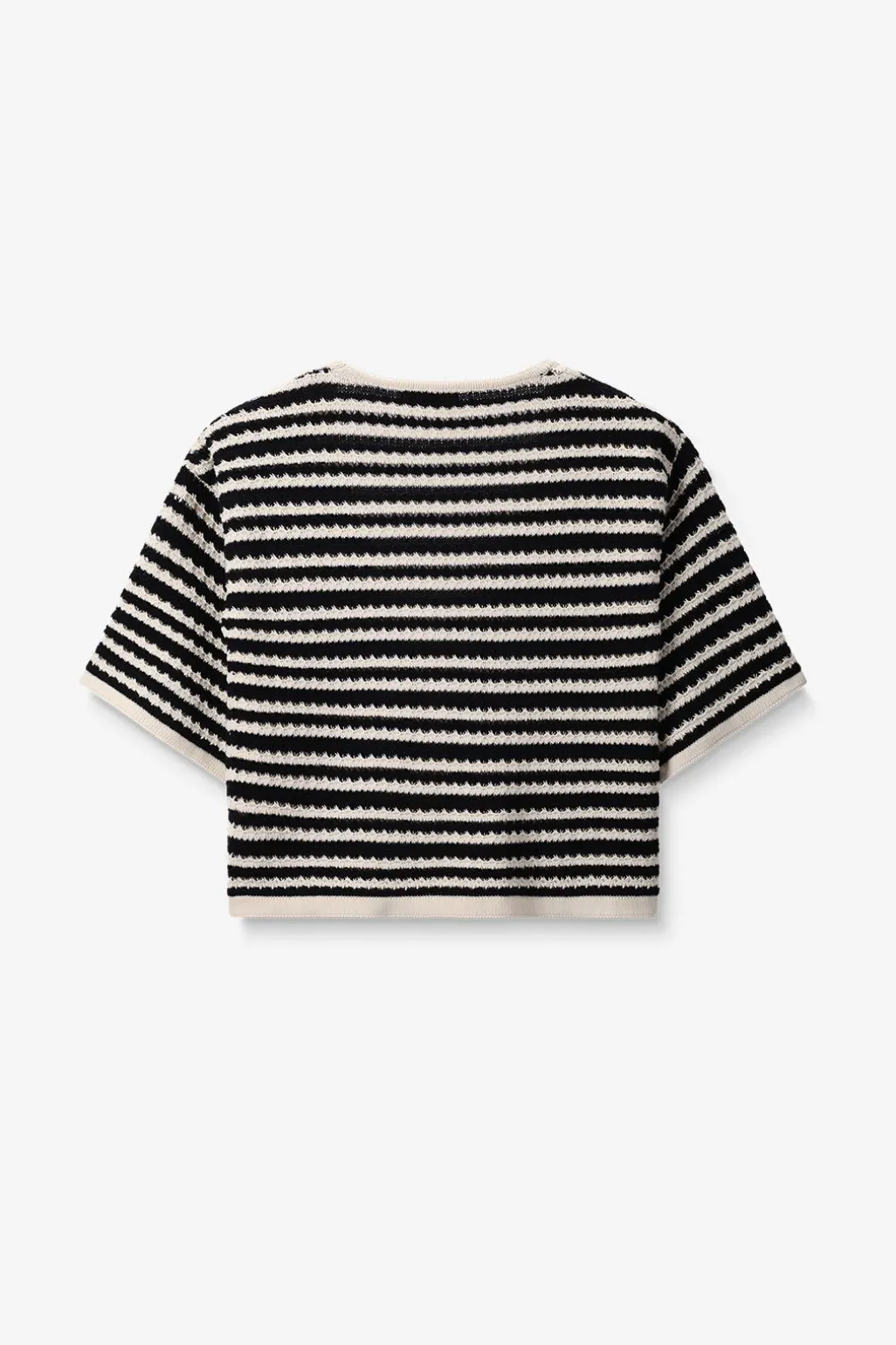 Zwart gestreept vest