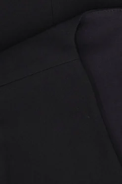 Zwart gilet met velvet details