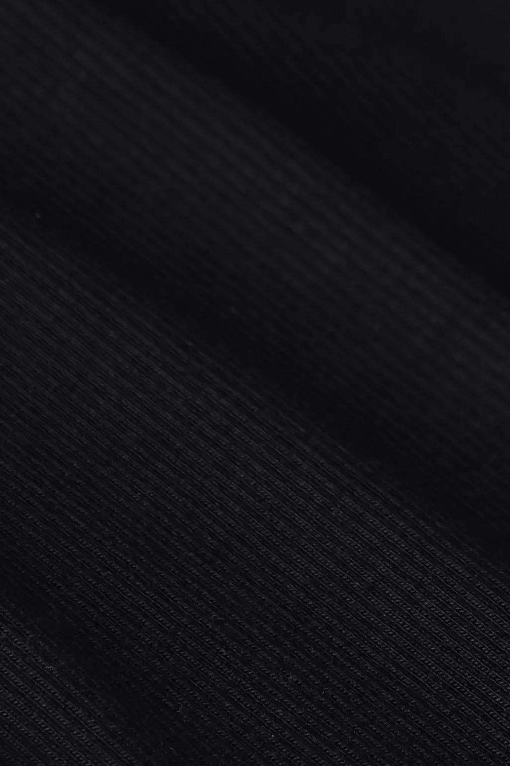 Zwart rib singlet