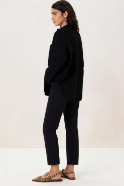 Zwarte high waist slim fit jeans