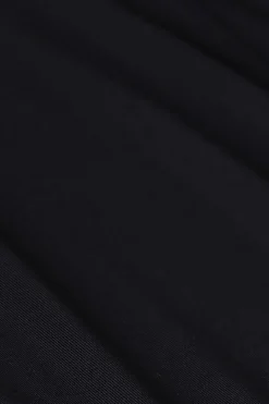 Zwarte mid waist jersey broek