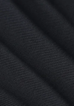Zwarte rib jersey jurk