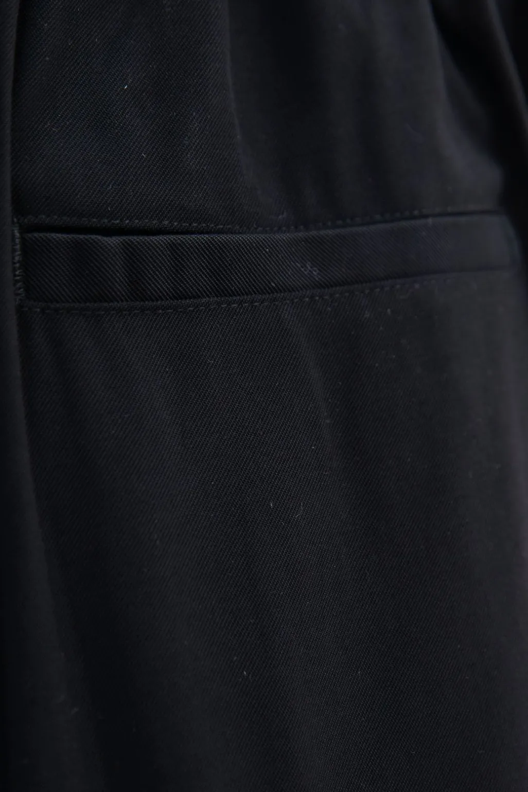 Zwarte wide leg broek